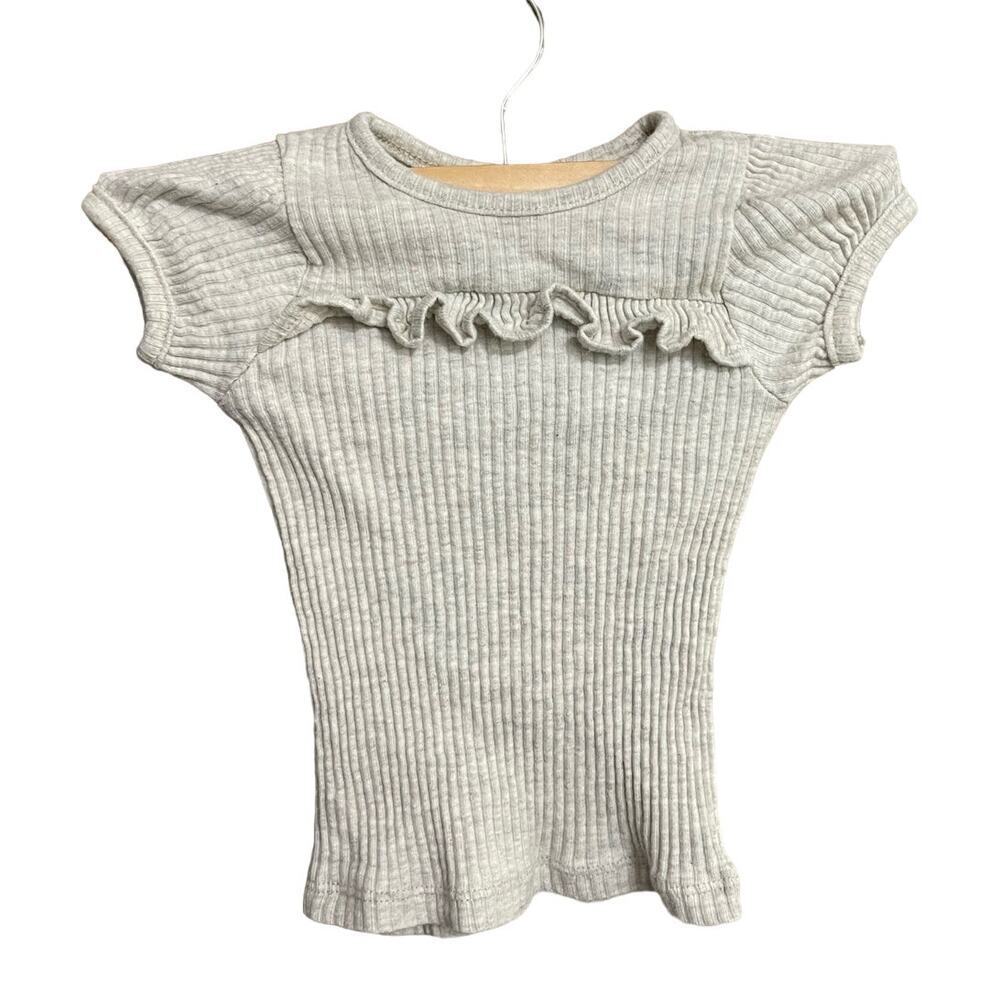 Nicole Miller Ribbed Natural Colored Top